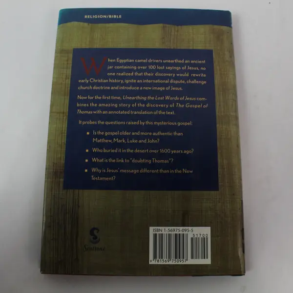 Unearthing the Lost Words of Jesus HC Book by John Dart & Ray Riegert 1998