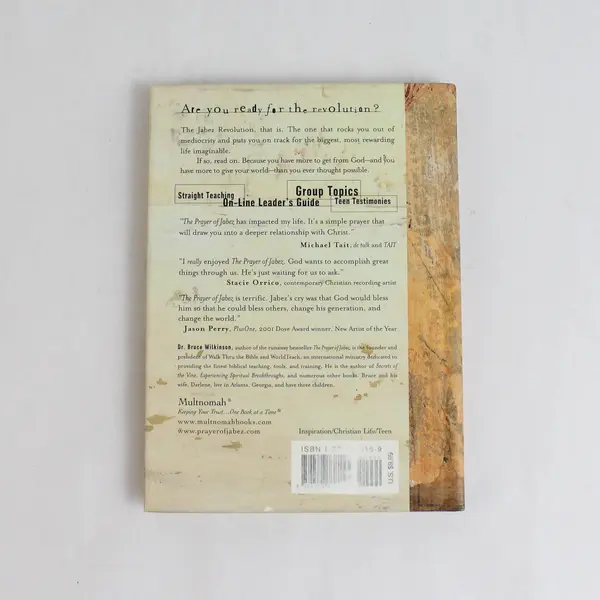 The Prayer Of Jabez For Teens by Bruce Wilkinson Hardcover 2001 Multnomah