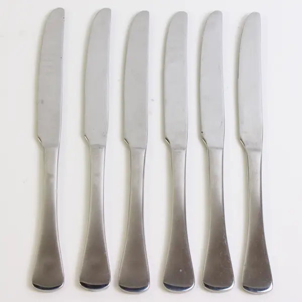 Lot of 6 Oneida Bellasana French Solid Knives Flatware Stainless Steel 18/0