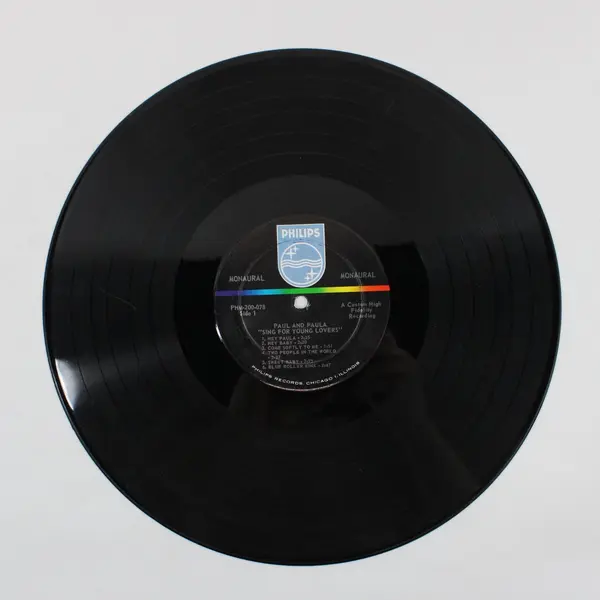 Paul & Paula Sing For Young Lovers 12"Vinyl Record Mono Philips PHM-200-078