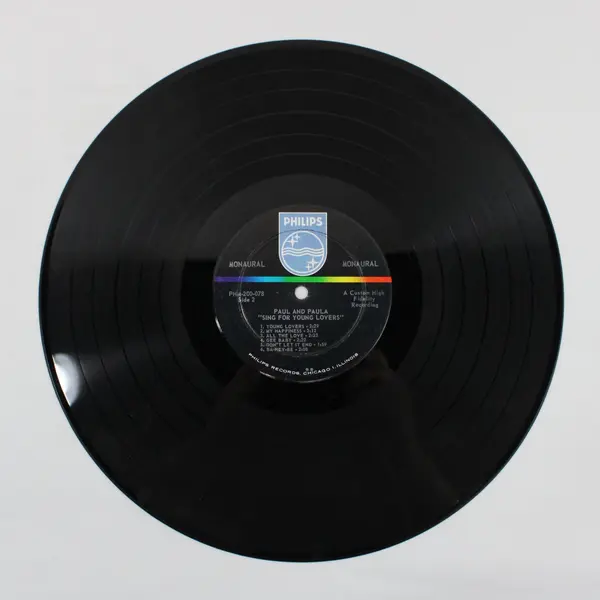 Paul & Paula Sing For Young Lovers 12"Vinyl Record Mono Philips PHM-200-078