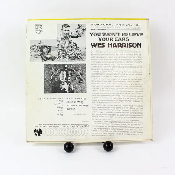 Wes Harrison You Won't Believe Your Ears Philip s12' Vinyl Record