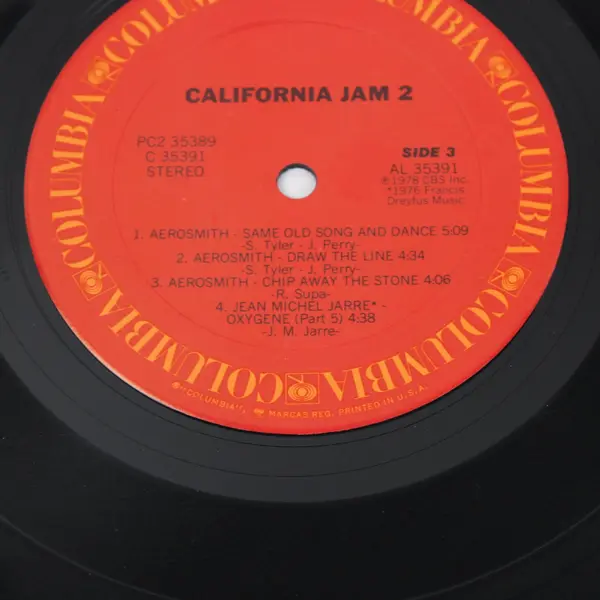 California Jam 2 1978 Live Rock 12" Vinyl Record
