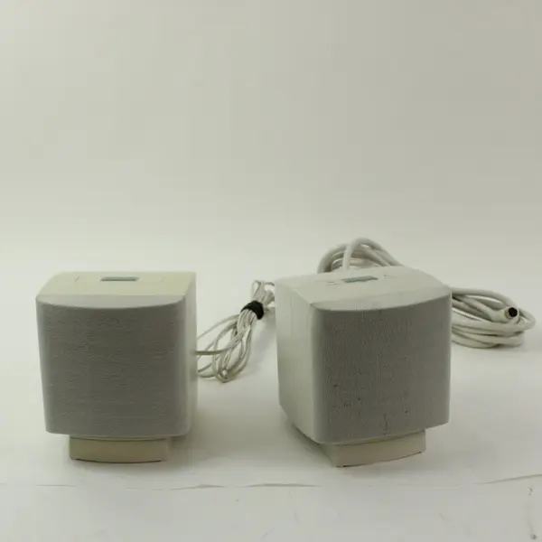 Altec Lansing ACS45 Multimedia Computer Speakers Pair White Untested