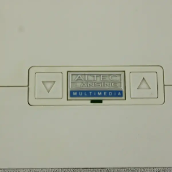 Altec Lansing ACS45 Multimedia Computer Speakers Pair White Untested