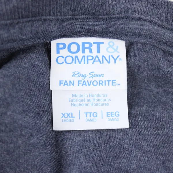 Port & Company Women's XXL Blue Support Your Local Street Cats T-Shirt