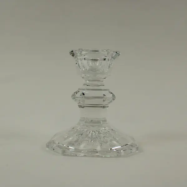 Mikasa Edinburgh Crystal Candlestick Holder 3in Clear
