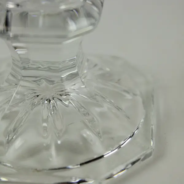 Mikasa Edinburgh Crystal Candlestick Holder 3in Clear