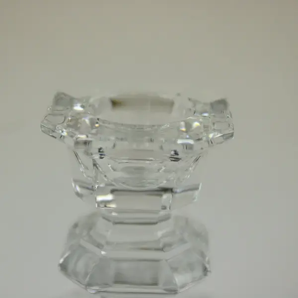 Mikasa Edinburgh Crystal Candlestick Holder 3in Clear