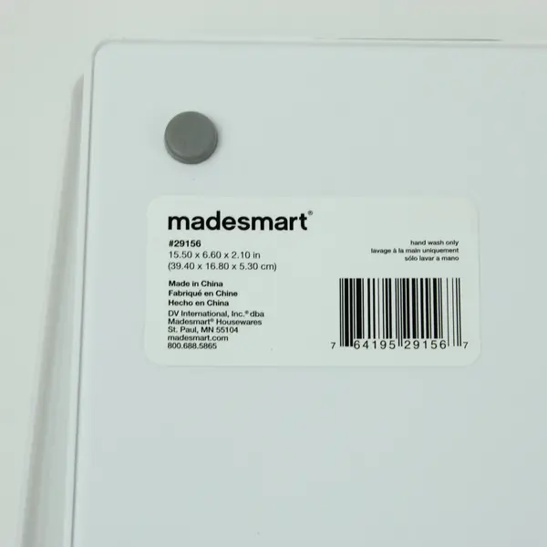 Lot of 6 madesmart Organizers Storage Bins 15 x 6 Inch