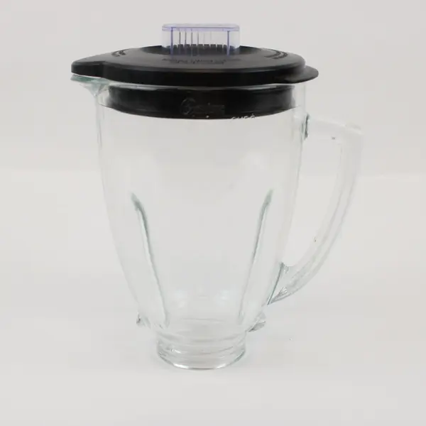 Oster 6-Cup Glass Blender Jar with Black Lid & Cap Replacement