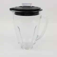 Oster 6-Cup Glass Blender Jar with Black Lid & Cap Replacement