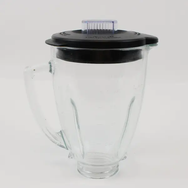 Oster 6-Cup Glass Blender Jar with Black Lid & Cap Replacement