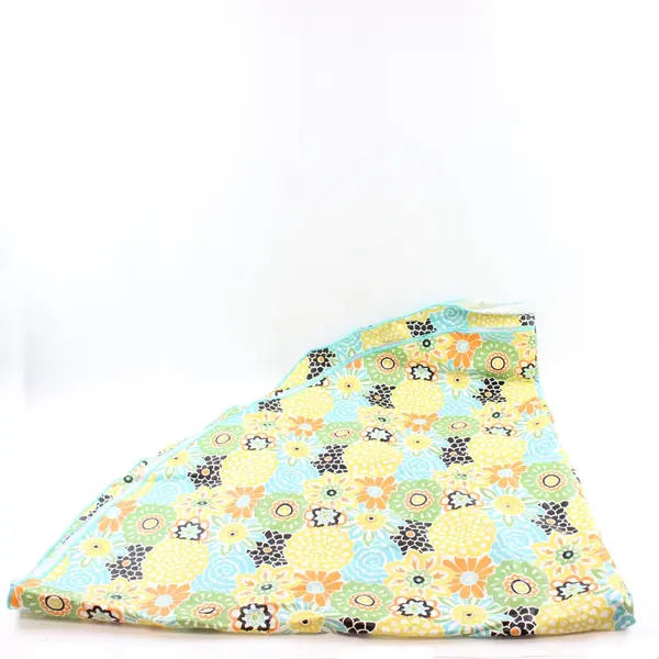 Waverly PEVA Flannelback Round Multicolor Floral Tablecloth 68 Inch
