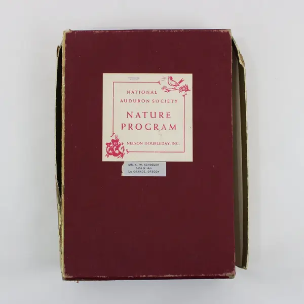 National Audubon Society Nature Program 4 Booklets Box Set Nelson Doubleday 1956