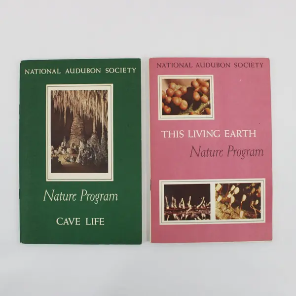 National Audubon Society Nature Program 4 Booklets Box Set Nelson Doubleday 1956