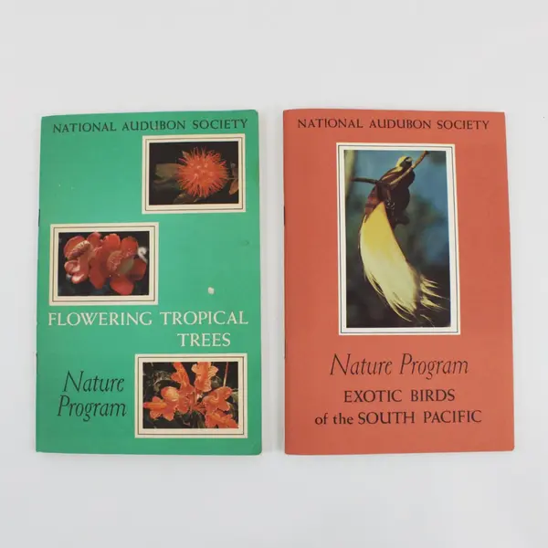 National Audubon Society Nature Program 4 Booklets Box Set Nelson Doubleday 1956