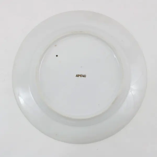 Pink Rose & Wedding Bell 40th Anniversary Plate AP640 7.5 Inch