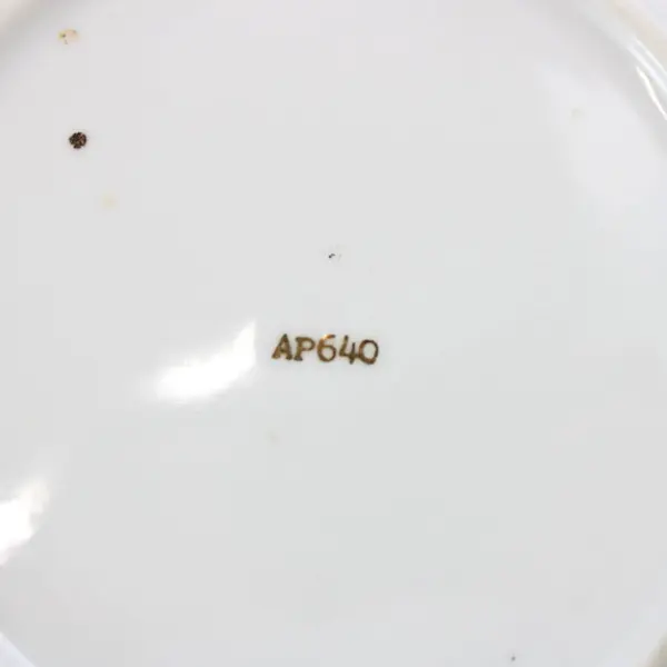 Pink Rose & Wedding Bell 40th Anniversary Plate AP640 7.5 Inch