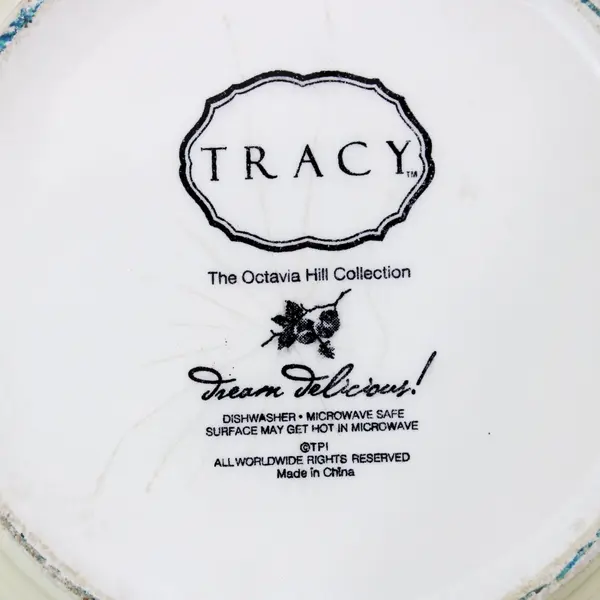 Tracy Octavia Hill Collection Cream Stoneware Cereal Bowls Set of 4