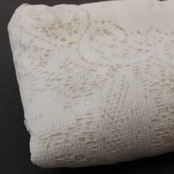 Vintage White Lace Tablecloth 72 x 54 Openwork Dining Wedding