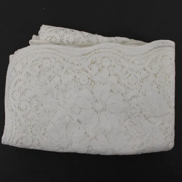Vintage White Lace Tablecloth 72 x 54 Openwork Dining Wedding