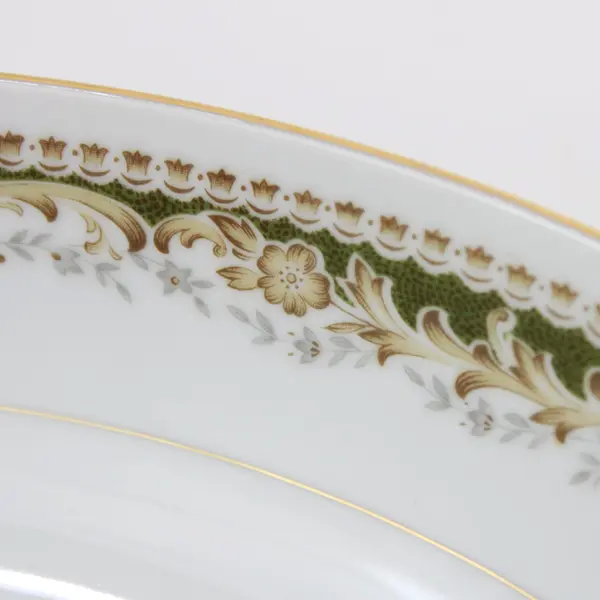  Signature Collection Queen Anne Fine China Oval Vegetable Bowl 10.5"