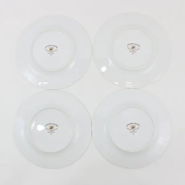 4 Signature Queen Anne  Fine China Bread & Butter Plates 6.25"  