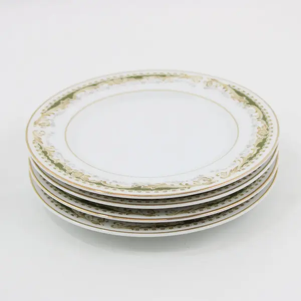 4 Signature Queen Anne  Fine China Bread & Butter Plates 6.25"  