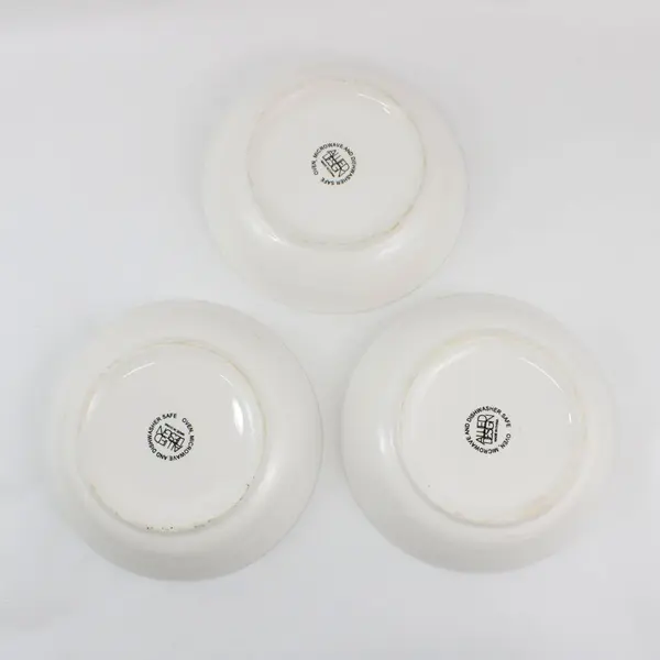Allied Design Ceramic Pasta Bowls Fruit Pattern Set of 3