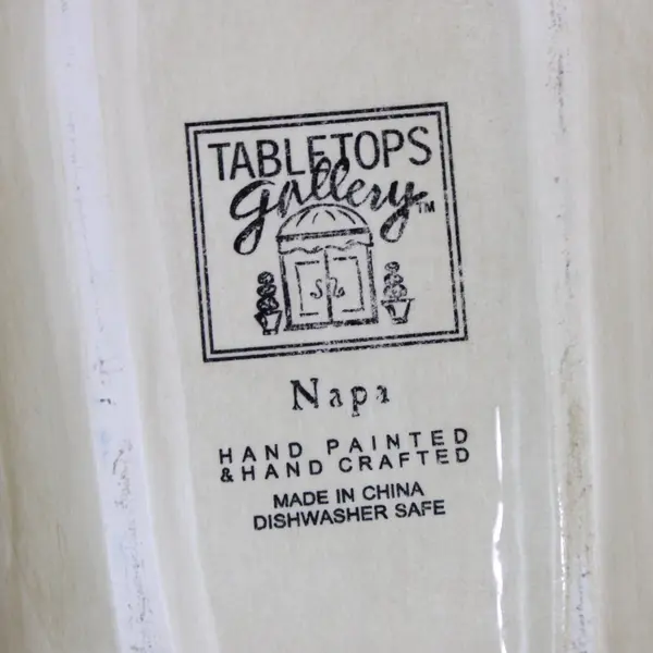 Tabletops Gallery Napa 4-Section Relish Dish Appetizer Server