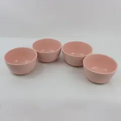 Set of 4 Project 62 Avesta Pink Stoneware Bowls  6.25 Inch