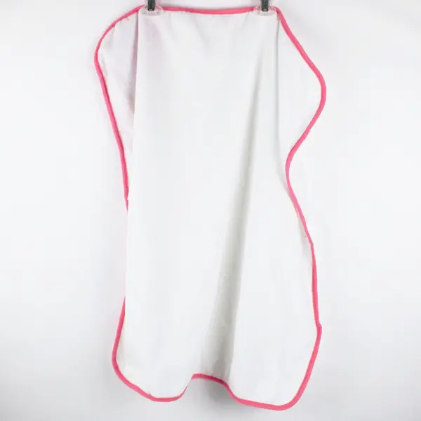 Pink Hooded Baby Bath Towel Bless This Baby Embroidery