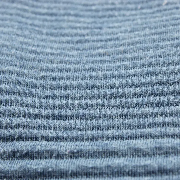 Brooklyn Loom Blue Ribbed Throw Blanket 92 x 95 in Textured