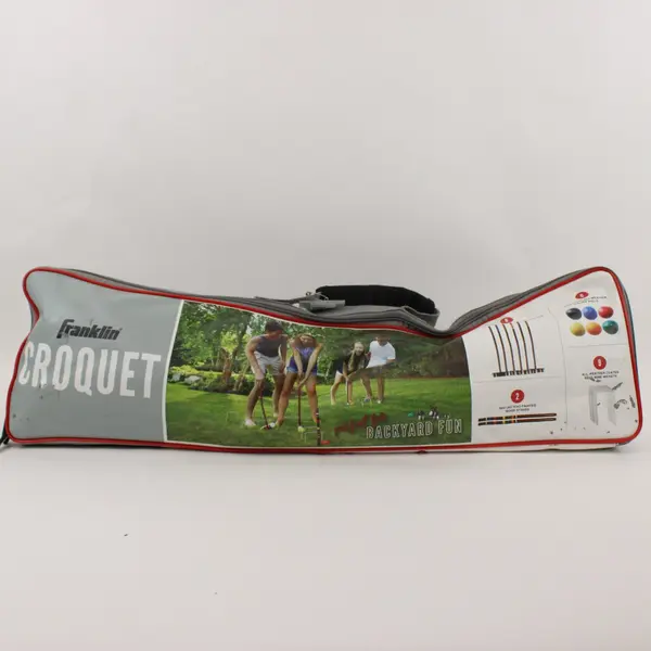 Franklin Sports Complete Backyard Croquet Set Outdoor Game