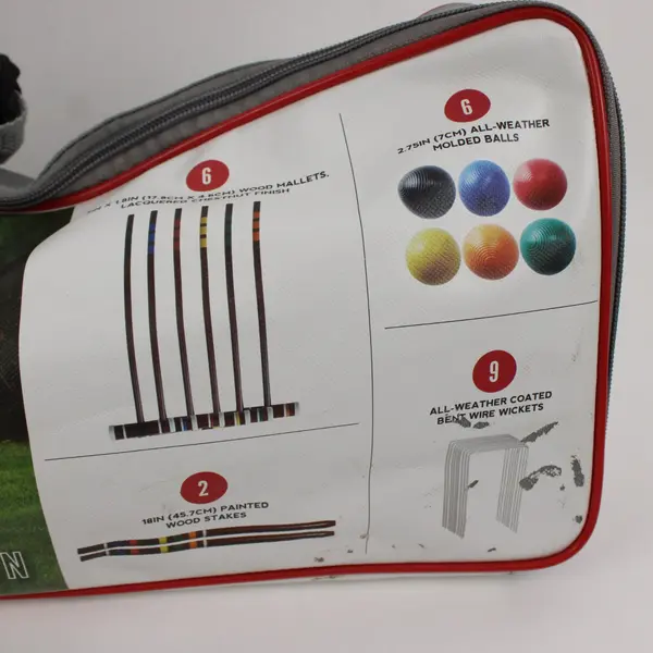 Franklin Sports Complete Backyard Croquet Set Outdoor Game