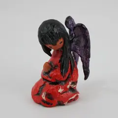 Goebel DeGrazia A Christmas Prayer Angel Figurine 1986 Ceramic