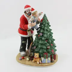Flambro Emmett Kelly Jr Spirit of Christmas XI Figurine 1917/3500 Damaged