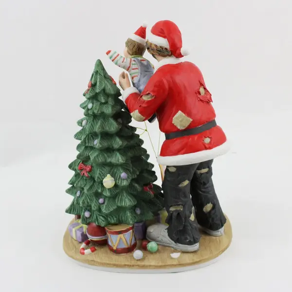 Flambro Emmett Kelly Jr Spirit of Christmas XI Figurine 1917/3500 Damaged