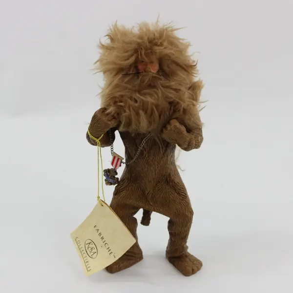 1998 Kurt S. Adler Fabriché Wizard of Oz  Cowardly Lion Resin Figurine