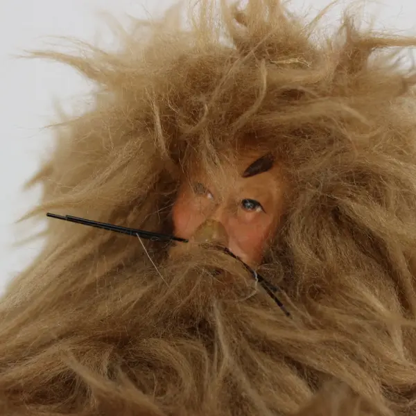 1998 Kurt S. Adler Fabriché Wizard of Oz  Cowardly Lion Resin Figurine