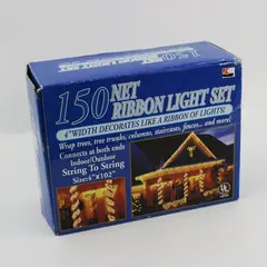 Kmart 150-Light Net Ribbon String Lights TOL-150/3WA 4 x 102 in