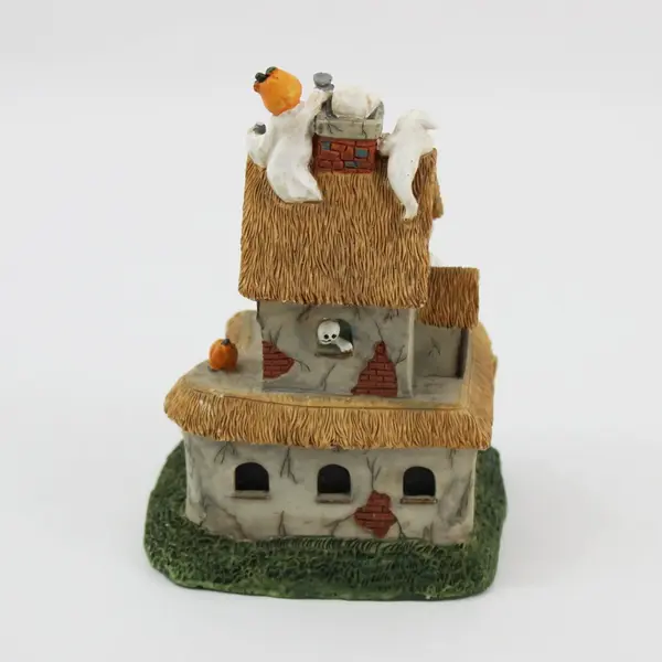 Spooky Town Haunted House Bar Halloween Village Decor 6 Inch