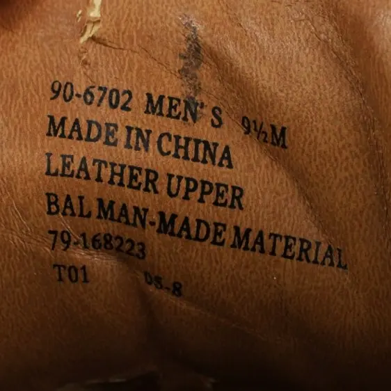 Dockers Glacial Men's Casual Oxford Shoes Brown Leather Size 9.5M FLAWED