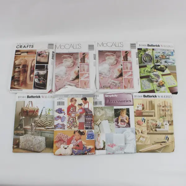 Lot of 8 Vintage Sewing Patterns Butterick McCall's Simplicity