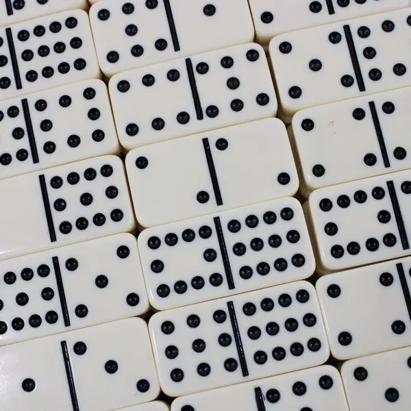 Pressman Double 12 Dominoes Set 91 Tiles in Black Vinyl Snap Case