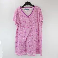 Waverly Women's Large Purple Heart Butterfly Sleep Dress