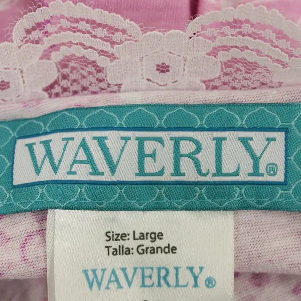 Waverly Women's Large Purple Heart Butterfly Sleep Dress