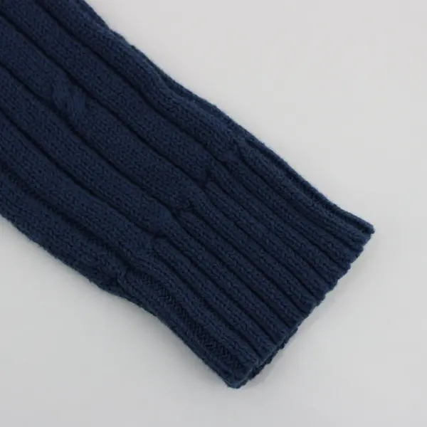 Villager Women's Blue Knit Turtleneck Sweater Long Sleeve Size M