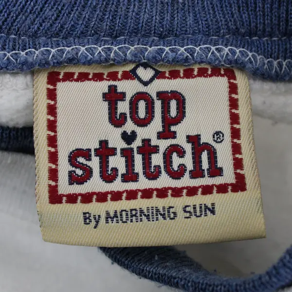 Top Stitch by Morning Sun Women's White Crewneck Sweater Bedazzled Tree L